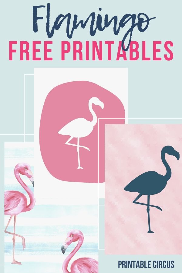 summer flamingo FREE printables. download and print these cute pink and blue home decor printables